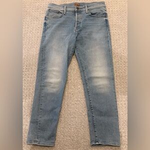 Mother Denim The Scrapper Ankle Jean in Camera Obscura